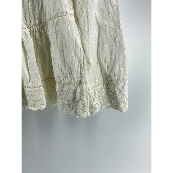 Anthropology Meadow Rue Women's Long Sleeve Crochet Boho Shirt Top Size Small - Picture 8 of 12